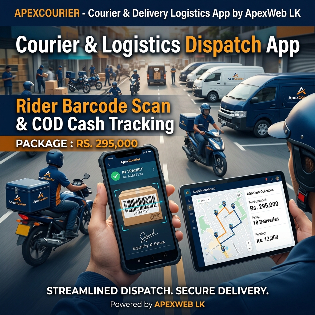 ApexCourier Fleet & COD Dispatch