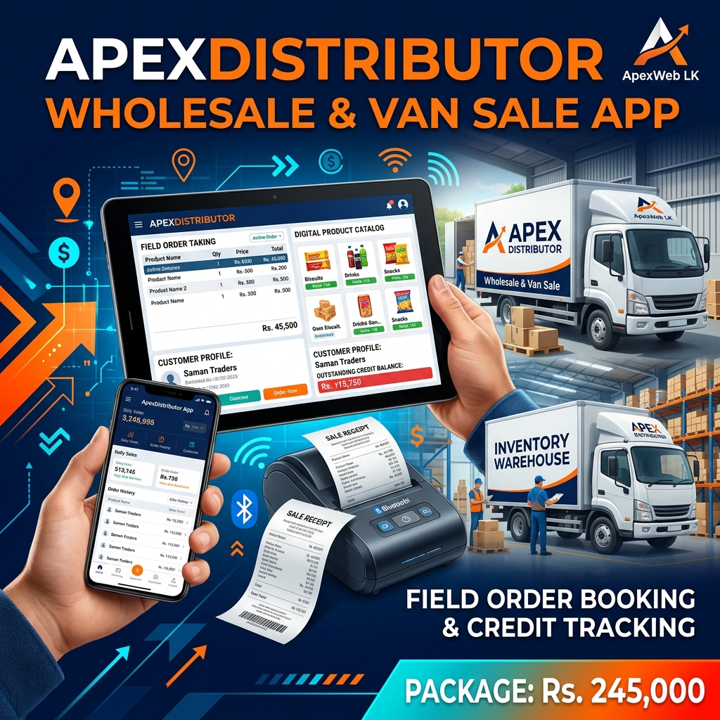 ApexDistributor — Van Sale & B2B Order App