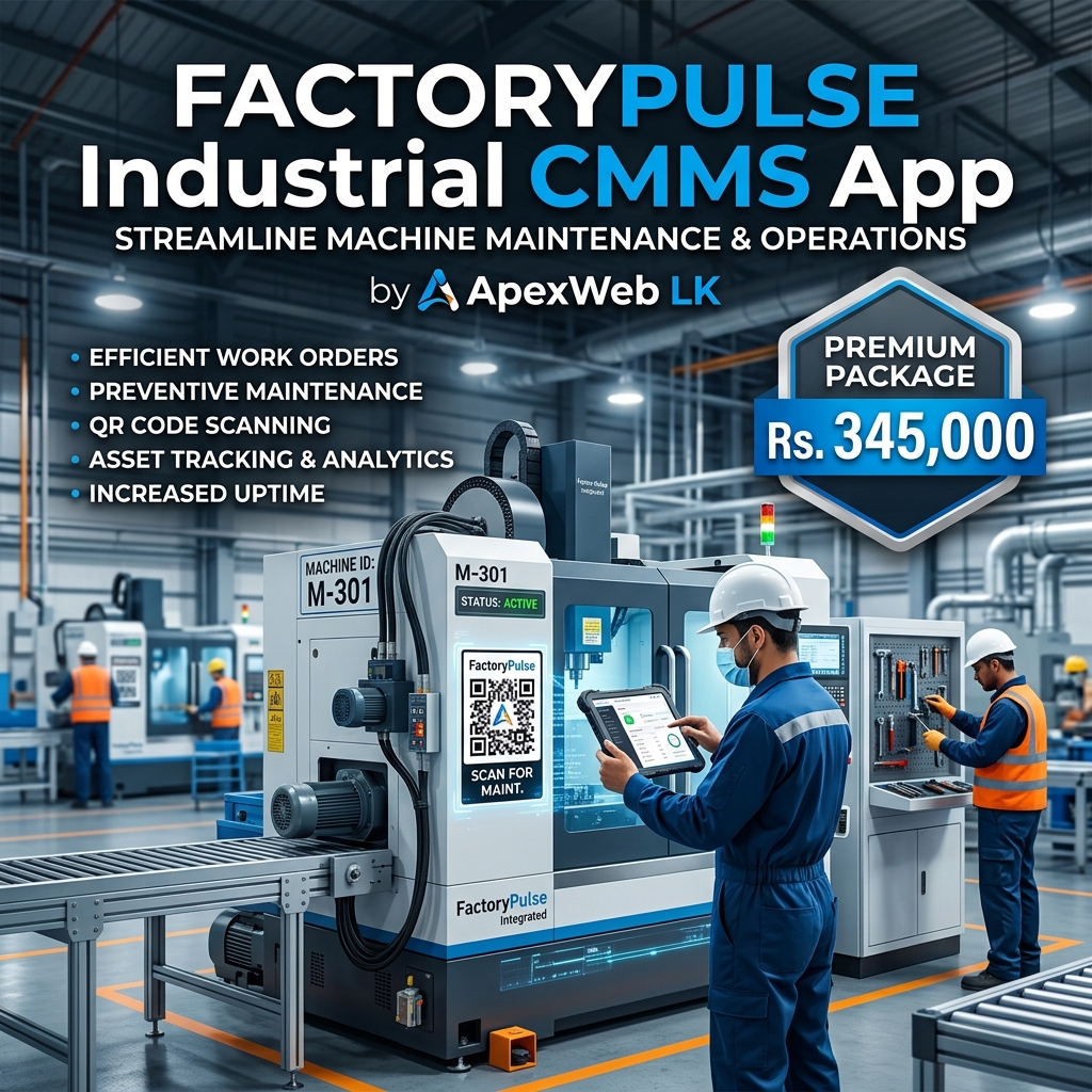 FactoryPulse — Industrial CMMS