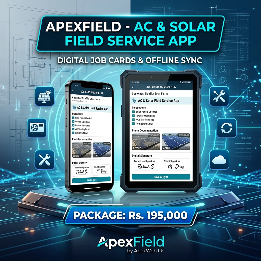 ApexField — AC & Solar Service CMMS