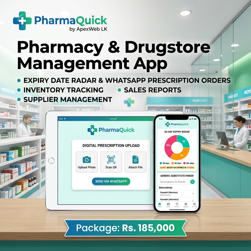 PharmaQuick Pharmacy POS & Rx App